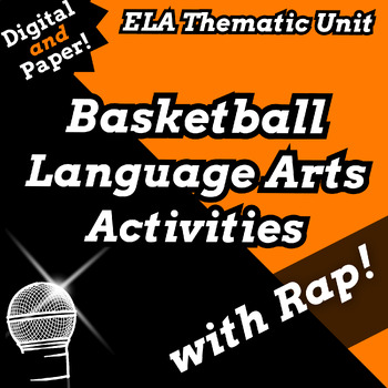 Preview of Fun End of Year Basketball ELA Reading Comprehension Activities 5th & 6th Grade