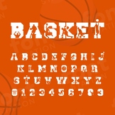 Basketball Font | Basket Dunk Letters | FontStation