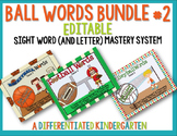 Ball Words Sight Word Mastery System Bundle #2-Editable