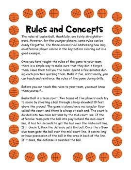 rules for basketball