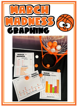 Preview of Basketball Graphing, Sports Graphing, Free Throw Graphing, March Madness