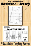 March Madness - Basketball Jersey - A Coordinate Graphing 