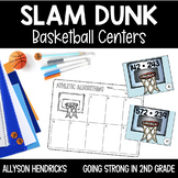 Basketball Language Arts & Math Centers 2nd Grade