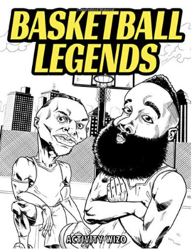 Preview of Basketball Legends: The Greatest Players in History: Coloring & Facts (86 pages)