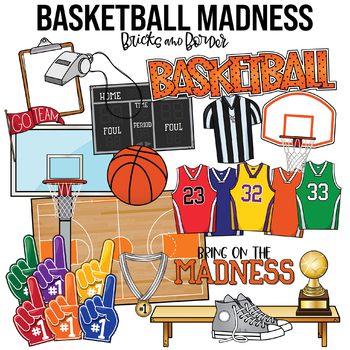 Preview of Basketball Madness Clipart