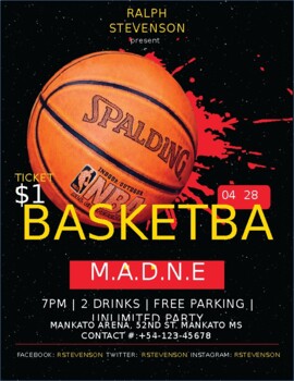 Preview of Basketball Madness FLyer