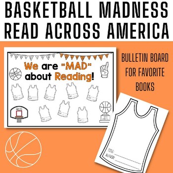 Basketball Madness/Read Across America March Bulletin Board Kit | TPT