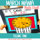 Basketball Math Craft | Telling Time Activities  