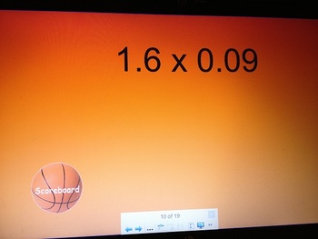 Preview of Basketball Multiplication Review