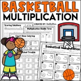 Basketball Multiplication Worksheets Perfect for March Mad