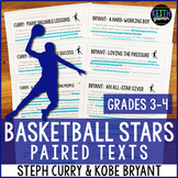 Basketball Paired Texts: Steph Curry and Kobe Bryant (Grades 3-4)