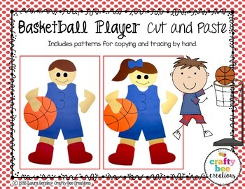 Preview of Sports Craft | Basketball Player Craft | Sport Activities | Basketball Activity