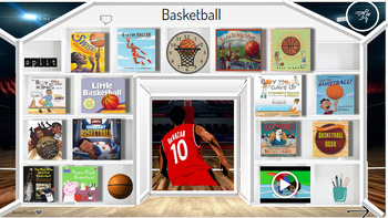 Preview of Basketball Read-Aloud Library Resources & Activities