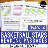 Basketball Reading Passages: Breanna Stewart (Grades 1-6) 