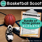 Spring Basketball Library Lesson SCOOT Bundle | ABC Order 