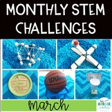Basketball STEM Activities - March Monthly STEM Challenges