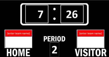 scoreboard template for powerpoint