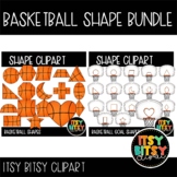 Basketball Shape & Basketball Goal Shape Clipart - 2D Shap