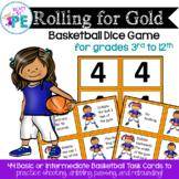 Basketball Skills "Rolling For Gold" Dice Game