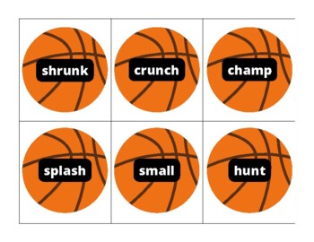 Basketball Syllable Sort by Maurer Masterminds | TpT