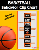 Basketball Theme Behavior Clip Chart