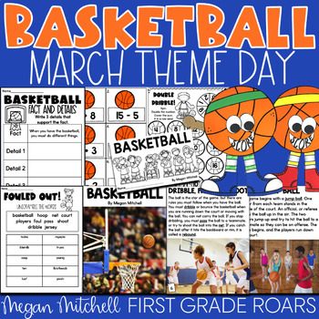 Preview of Basketball Theme Day The Big Game Activities