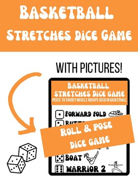 Printable yoga pose dice by The Overtime OT