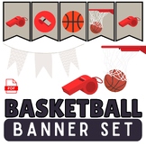 Basketball-Themed Banner Set