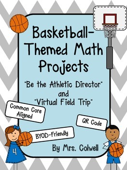 Preview of Basketball Themed Math Projects