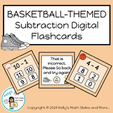 Basketball-Themed Subtraction Flashcard Game - Digital