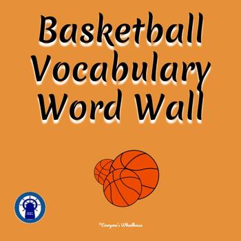 Preview of Basketball Vocabulary Word Wall