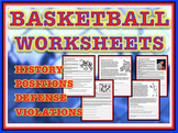 Basketball Worksheets (Reading and Reflection Questions)