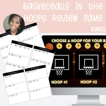 Preview of Basketballs in the Hoops Bundle + FREE Basketball Agenda Slides