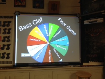 Preview of Bass Clef Floor Game