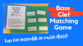 Bass Clef Matching Game - Ensemble/ General Music Partner 