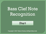 Bass Clef Note Recognition Interactive Game