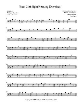 Sight Reading Music For Bass Guitar 