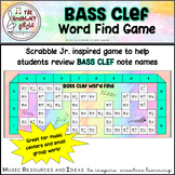 Bass Clef Word Find Scrabble Game