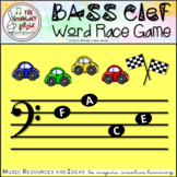 Bass Clef Word Race Game