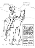 Bass Reeves Coloring Page