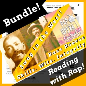 Preview of Bass Reeves Reading Passage Activities with Biography with Rap Song