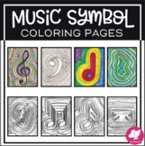 Music Coloring Sheets - Music Symbol Coloring Pages for Su