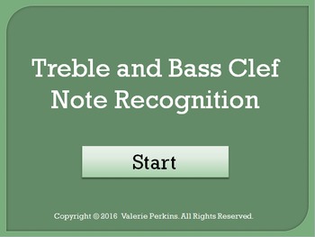 Preview of Bass and Treble Clef Note Recognition Interactive Games Bundle