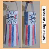 Bastille Day Activities Windsock Craft Writing France Flag