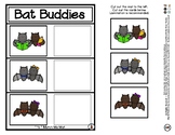 Bat Buddies  - Match Me Mat 1:1 Object Matching - #60CentF