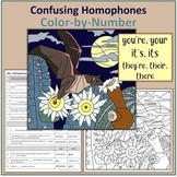 Bat Color-by-Number: Homophones (Confusing Contractions)