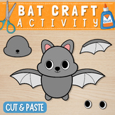 Bat Craft Template | Halloween Craft Activity | Build A Bat Craft