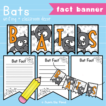 Preview of Bat Writing Activity | Classroom Fact Banner
