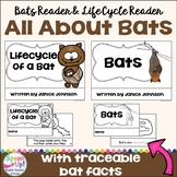 All About Bats Reader & Bat Lifecycle Reader for Fall - Pr
