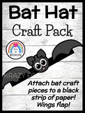Bat Hat Craft Activity for Halloween, Nocturnal Animals Sc